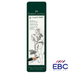 FABER-CASTELL 9000 graphite pencil (Set of 6)